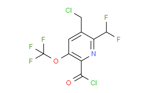 AM41021 | 1805172-09-1 | 3-(Chloromethyl)-2-(difluoromethyl)-5-(trifluoromethoxy)pyridine-6-carbonyl chloride