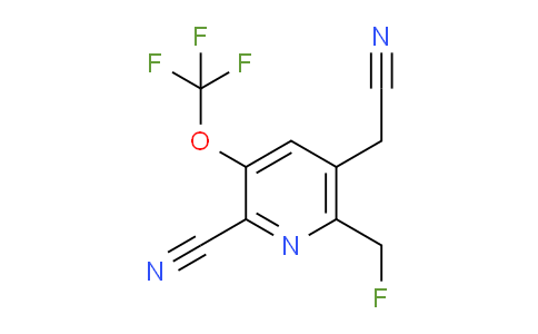 AM41031 | 1806169-21-0 | 2-Cyano-6-(fluoromethyl)-3-(trifluoromethoxy)pyridine-5-acetonitrile