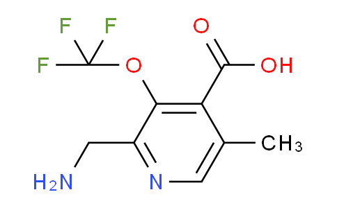 AM41044 | 1805206-28-3 | 2-(Aminomethyl)-5-methyl-3-(trifluoromethoxy)pyridine-4-carboxylic acid