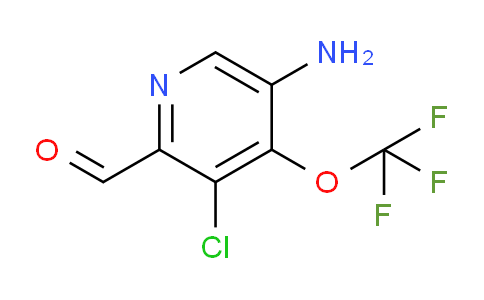 5-Amino-3-chloro-4-(trifluoromethoxy)pyridine-2-carboxaldehyde