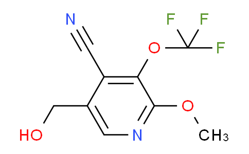 4-Cyano-2-methoxy-3-(trifluoromethoxy)pyridine-5-methanol