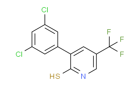 3-(3,5-Dichlorophenyl)-2-mercapto-5-(trifluoromethyl)pyridine