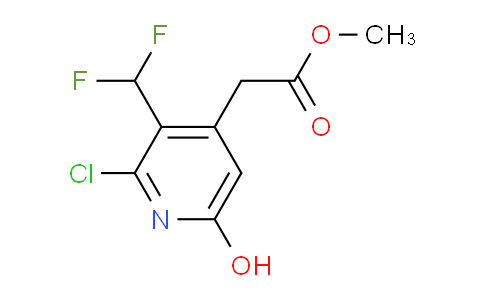 Methyl 2-chloro-3-(difluoromethyl)-6-hydroxypyridine-4-acetate