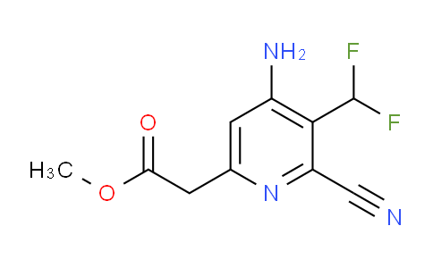 AM41068 | 1805109-82-3 | Methyl 4-amino-2-cyano-3-(difluoromethyl)pyridine-6-acetate