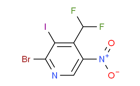 AM41086 | 1805165-95-0 | 2-Bromo-4-(difluoromethyl)-3-iodo-5-nitropyridine