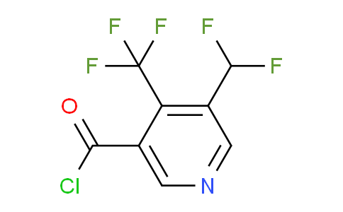 AM41090 | 1806810-13-8 | 3-(Difluoromethyl)-4-(trifluoromethyl)pyridine-5-carbonyl chloride