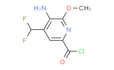 AM41100 | 1804678-78-1 | 3-Amino-4-(difluoromethyl)-2-methoxypyridine-6-carbonyl chloride