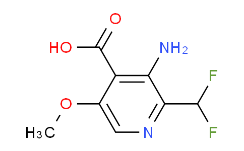 AM41101 | 1806816-69-2 | 3-Amino-2-(difluoromethyl)-5-methoxypyridine-4-carboxylic acid