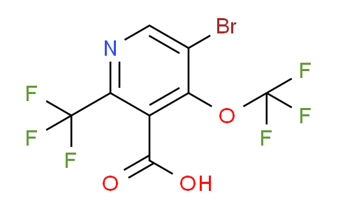 AM41119 | 1803680-50-3 | 5-Bromo-4-(trifluoromethoxy)-2-(trifluoromethyl)pyridine-3-carboxylic acid