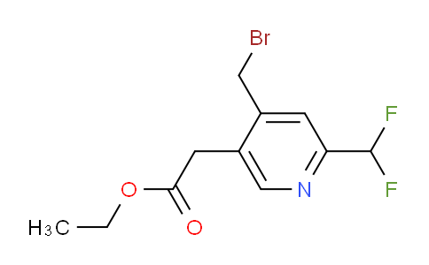 AM41128 | 1805315-53-0 | Ethyl 4-(bromomethyl)-2-(difluoromethyl)pyridine-5-acetate