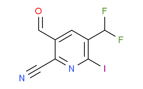 AM41133 | 1805922-75-1 | 2-Cyano-5-(difluoromethyl)-6-iodopyridine-3-carboxaldehyde