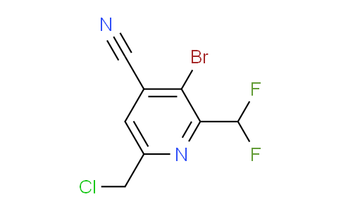AM41139 | 1805370-02-8 | 3-Bromo-6-(chloromethyl)-4-cyano-2-(difluoromethyl)pyridine