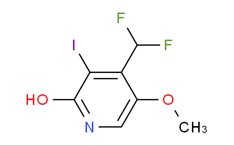 AM41144 | 1806934-72-4 | 4-(Difluoromethyl)-2-hydroxy-3-iodo-5-methoxypyridine