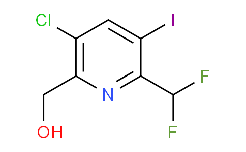 5-Chloro-2-(difluoromethyl)-3-iodopyridine-6-methanol