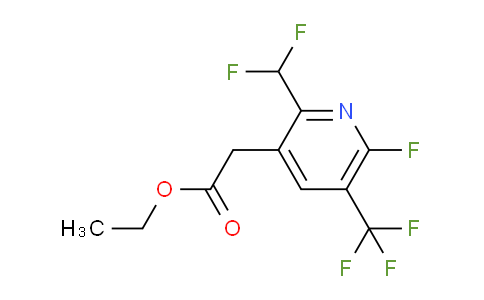 AM41178 | 1805537-53-4 | Ethyl 2-(difluoromethyl)-6-fluoro-5-(trifluoromethyl)pyridine-3-acetate