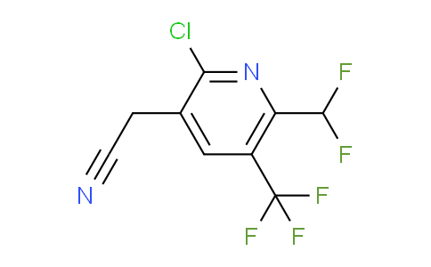 AM41183 | 1804716-77-5 | 2-Chloro-6-(difluoromethyl)-5-(trifluoromethyl)pyridine-3-acetonitrile