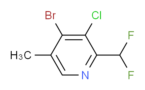 AM41190 | 1806908-85-9 | 4-Bromo-3-chloro-2-(difluoromethyl)-5-methylpyridine