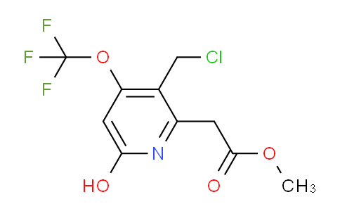 AM41191 | 1806730-04-0 | Methyl 3-(chloromethyl)-6-hydroxy-4-(trifluoromethoxy)pyridine-2-acetate
