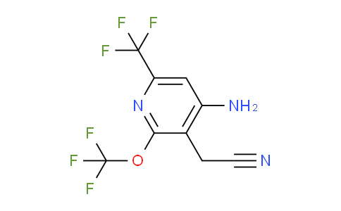 AM41207 | 1806195-75-4 | 4-Amino-2-(trifluoromethoxy)-6-(trifluoromethyl)pyridine-3-acetonitrile