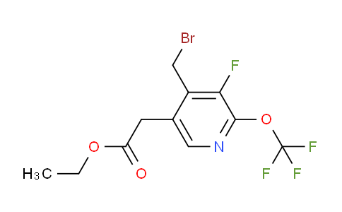 AM41216 | 1804820-62-9 | Ethyl 4-(bromomethyl)-3-fluoro-2-(trifluoromethoxy)pyridine-5-acetate