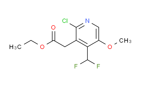 AM41221 | 1806937-40-5 | Ethyl 2-chloro-4-(difluoromethyl)-5-methoxypyridine-3-acetate