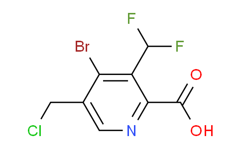 AM41230 | 1806917-31-6 | 4-Bromo-5-(chloromethyl)-3-(difluoromethyl)pyridine-2-carboxylic acid