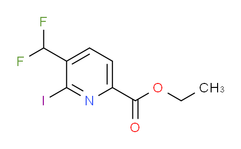 AM41242 | 1805309-76-5 | Ethyl 3-(difluoromethyl)-2-iodopyridine-6-carboxylate