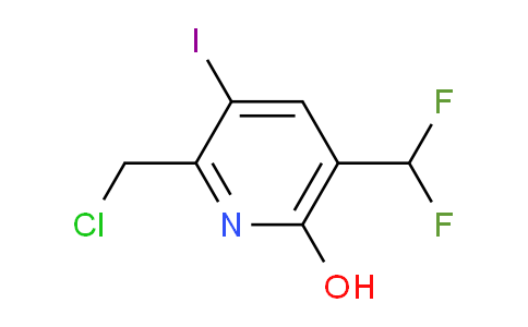 AM41247 | 1806935-26-1 | 2-(Chloromethyl)-5-(difluoromethyl)-6-hydroxy-3-iodopyridine