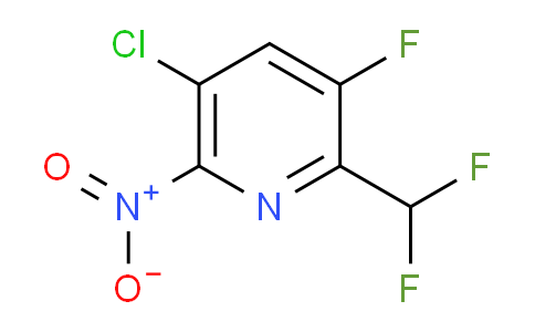 5-Chloro-2-(difluoromethyl)-3-fluoro-6-nitropyridine