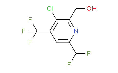 3-Chloro-6-(difluoromethyl)-4-(trifluoromethyl)pyridine-2-methanol