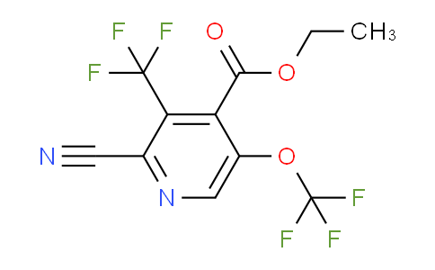 AM41268 | 1804623-77-5 | Ethyl 2-cyano-5-(trifluoromethoxy)-3-(trifluoromethyl)pyridine-4-carboxylate