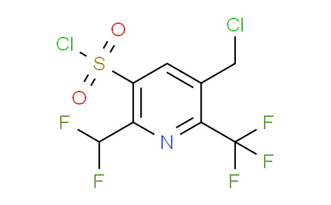 AM41279 | 1361854-83-2 | 3-(Chloromethyl)-6-(difluoromethyl)-2-(trifluoromethyl)pyridine-5-sulfonyl chloride