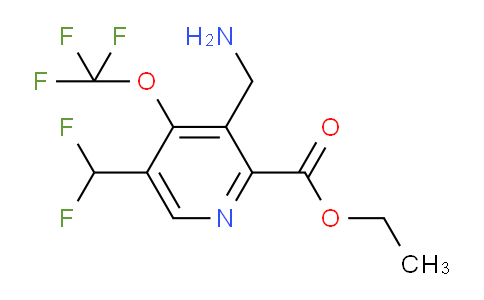AM41283 | 1805296-10-9 | Ethyl 3-(aminomethyl)-5-(difluoromethyl)-4-(trifluoromethoxy)pyridine-2-carboxylate