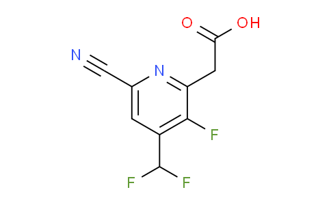 AM41294 | 1805920-07-3 | 6-Cyano-4-(difluoromethyl)-3-fluoropyridine-2-acetic acid