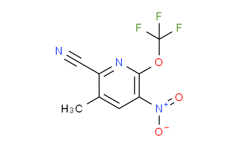 AM41297 | 1803623-46-2 | 2-Cyano-3-methyl-5-nitro-6-(trifluoromethoxy)pyridine