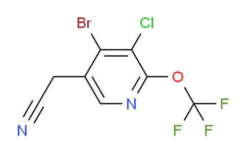 AM41307 | 1806173-01-2 | 4-Bromo-3-chloro-2-(trifluoromethoxy)pyridine-5-acetonitrile