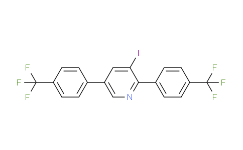 2,5-Bis(4-(trifluoromethyl)phenyl)-3-iodopyridine