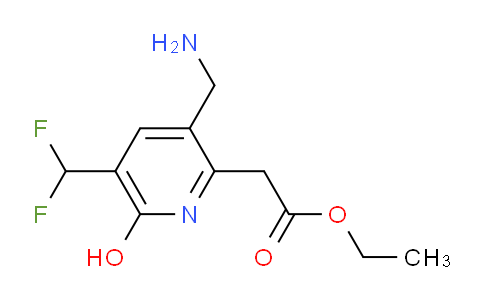 AM41312 | 1805494-37-4 | Ethyl 3-(aminomethyl)-5-(difluoromethyl)-6-hydroxypyridine-2-acetate