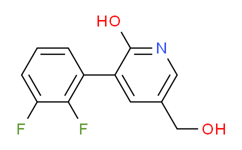 3-(2,3-Difluorophenyl)-2-hydroxypyridine-5-methanol