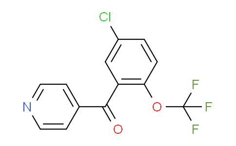 4-(5-Chloro-2-(trifluoromethoxy)benzoyl)pyridine