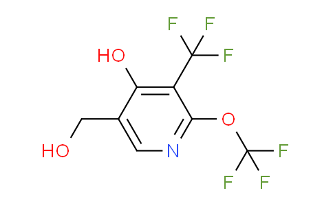 4-Hydroxy-2-(trifluoromethoxy)-3-(trifluoromethyl)pyridine-5-methanol