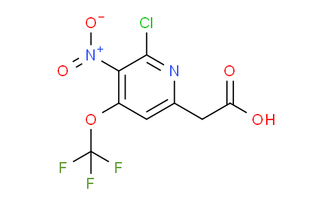 2-Chloro-3-nitro-4-(trifluoromethoxy)pyridine-6-acetic acid