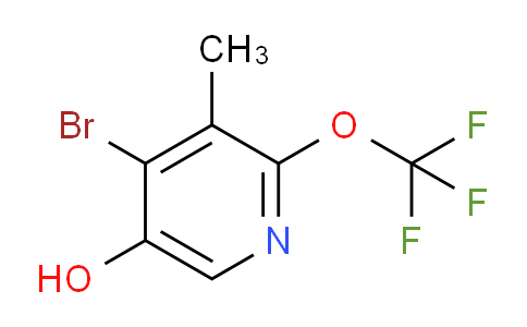 AM41347 | 1804576-45-1 | 4-Bromo-5-hydroxy-3-methyl-2-(trifluoromethoxy)pyridine