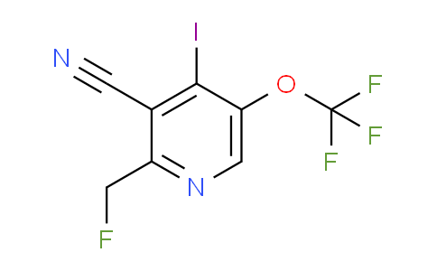 AM41350 | 1804669-34-8 | 3-Cyano-2-(fluoromethyl)-4-iodo-5-(trifluoromethoxy)pyridine