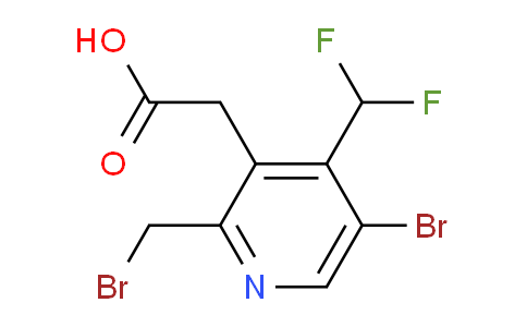 AM41355 | 1806921-31-2 | 5-Bromo-2-(bromomethyl)-4-(difluoromethyl)pyridine-3-acetic acid