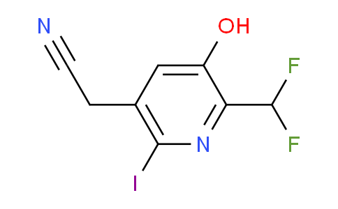 AM41358 | 1805062-87-6 | 2-(Difluoromethyl)-3-hydroxy-6-iodopyridine-5-acetonitrile