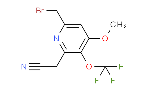 AM41370 | 1806747-54-5 | 6-(Bromomethyl)-4-methoxy-3-(trifluoromethoxy)pyridine-2-acetonitrile