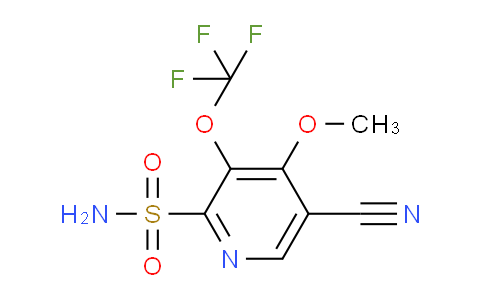 5-Cyano-4-methoxy-3-(trifluoromethoxy)pyridine-2-sulfonamide