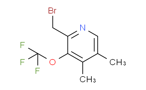 2-(Bromomethyl)-4,5-dimethyl-3-(trifluoromethoxy)pyridine