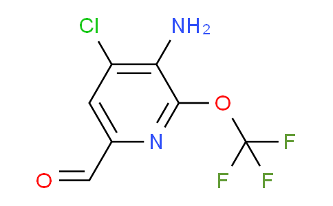 3-Amino-4-chloro-2-(trifluoromethoxy)pyridine-6-carboxaldehyde